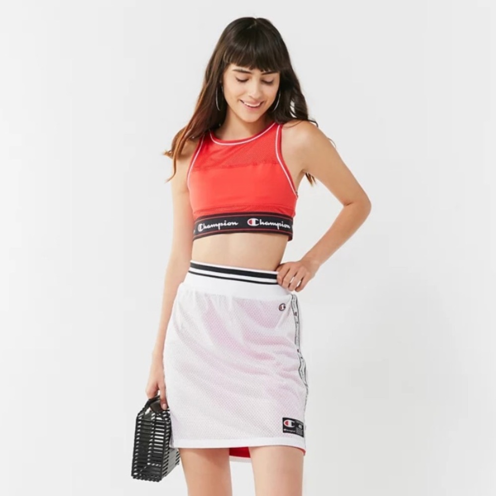 Champion womens reversible skirts white and red